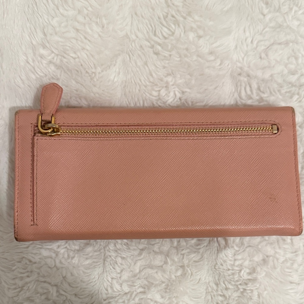 Prada Rose Wallet with Bow Accent - Picture 11 of 11